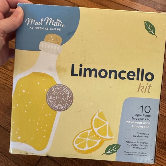 Kit Limoncello Maison Mad Millie - Faites Votre Propre Liqueur ! - Neuf